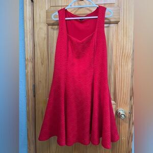Torrid size 0 beautiful red pullover dress